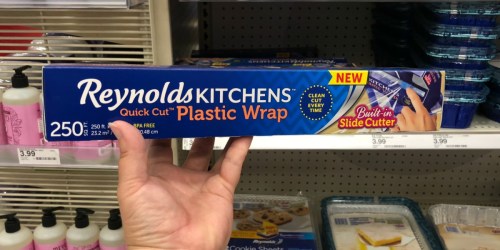 Reynolds Quick-Cut 250′ Plastic Wrap Just $1.39 at Target