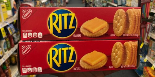 Ritz Crackers Boxes Just 69¢ Each After Cash Back at CVS