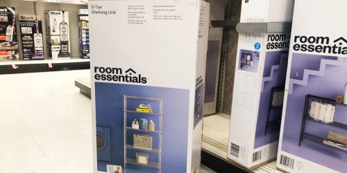 Room Essentials 5-Tier Wire Chrome Shelving Unit Possibly Only $34.98 at Target (Regularly $50)