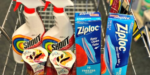 60% Off Shout, Ziploc & Glade After CVS Rewards (Starting 6/3)