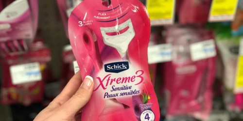 Three Schick Disposable Razor Packs Better Than FREE After CVS Rewards