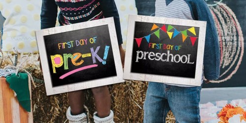 onlineplete Set of First & Last Day School Signs Only $13.98 Shipped (Includes Preschool-College)