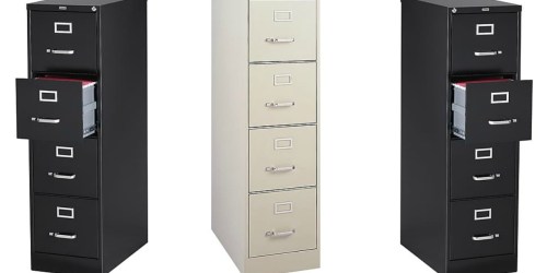 Staples.online: 4-Drawer Vertical Filing Cabinet Only $39.29 (Regularly $130)