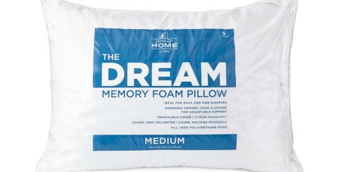 THREE JCPenney Memory Foam Pillows Just $19.97 (Only $6.66 Each)