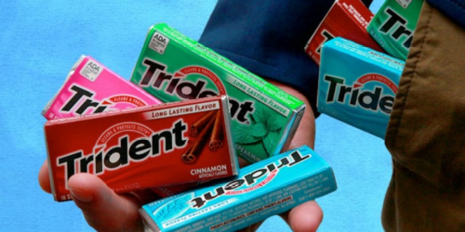 Trident Gum 3-Pack ONLY $2.46 Shipped on Amazon (Just 82¢ Per Pack)