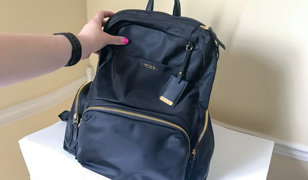 favorite splurges — tumi backpack