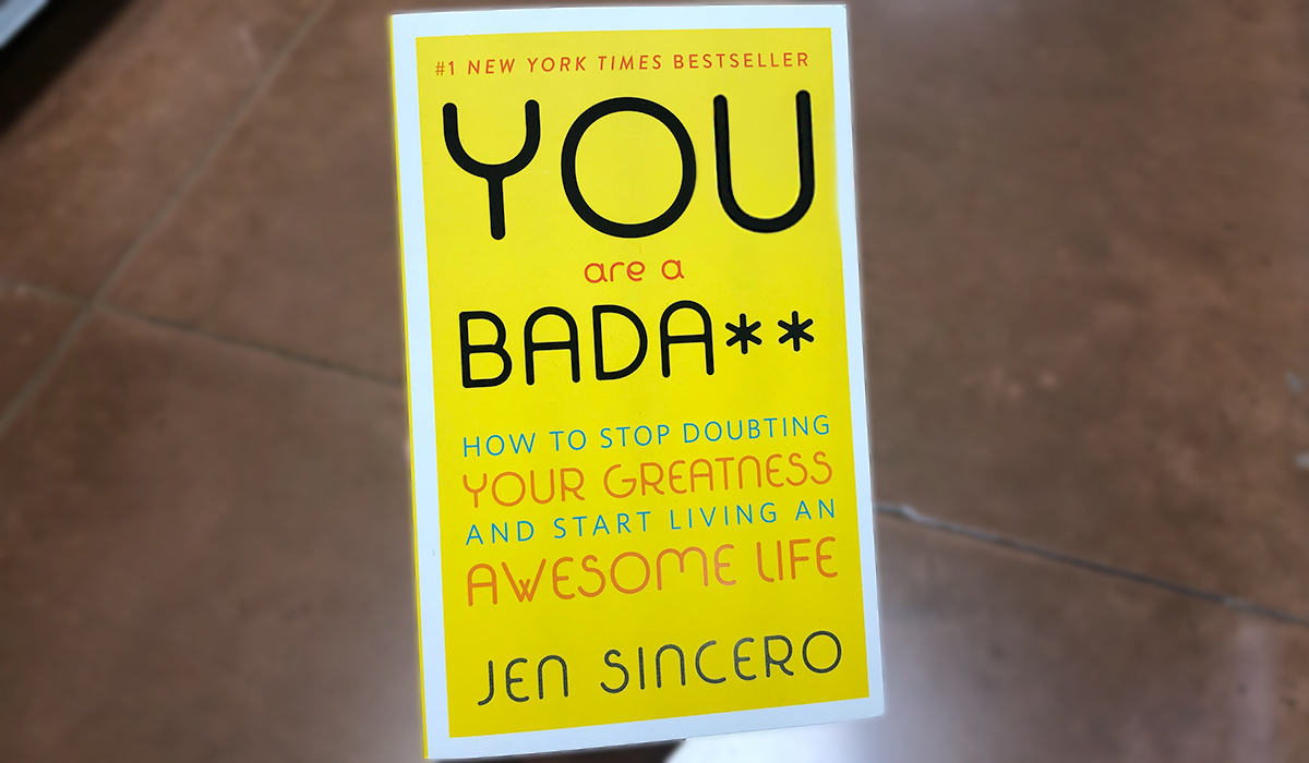 best Amazon self-help books — you are a bada** by jen sincero