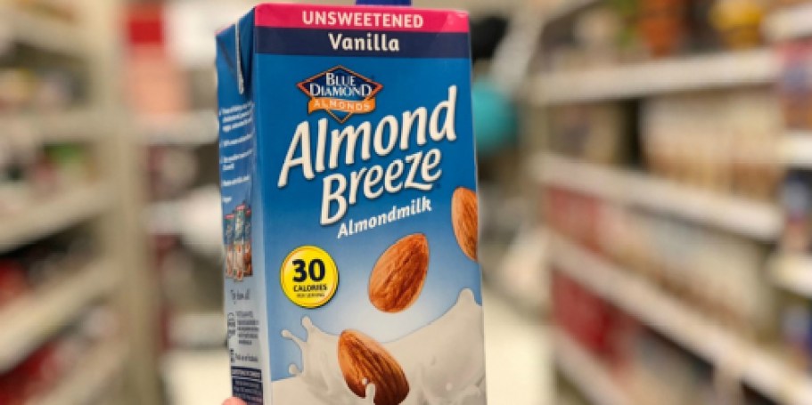 Almond Breeze Almondmilk 6-Pack Only $12 Shipped on Amazon (Shelf-Stable for Easy Storage!)