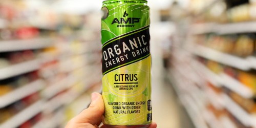 FREE AMP Organic Energy Drink eCoupon for Kroger & Affiliate Shoppers