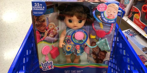 Baby Alive Sweet Tears Doll Only $13.88 (Regularly $38+)