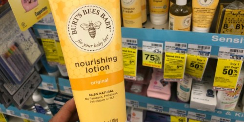 Burt’s Bees Baby Lotion Possibly 75% Off at CVS