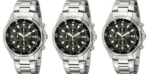 Amazon: Casio Men’s Stainless Steel Water Resistant Watch Only $39.90 Shipped