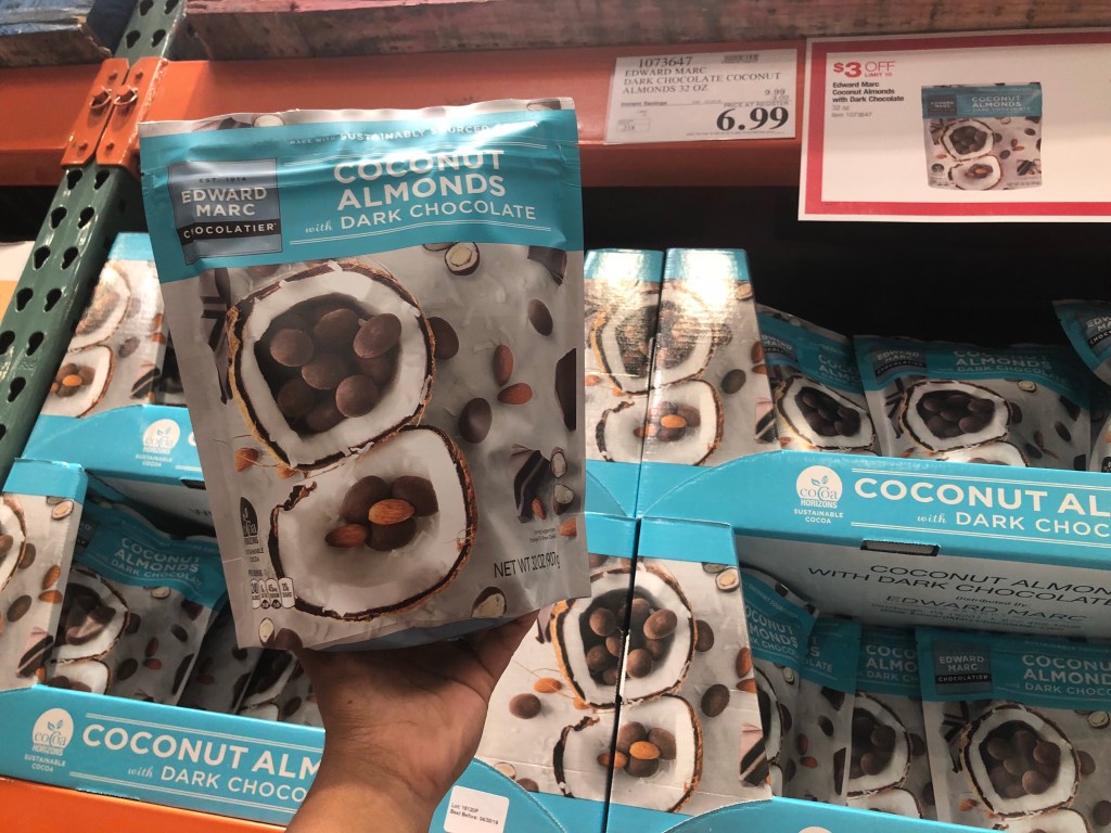 Coconut Almonds w Dark Chocolate at Costco