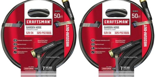 Craftsman 50′ Medium-Duty Garden Hose Only $9.59 at Sears.online (Regularly $17)