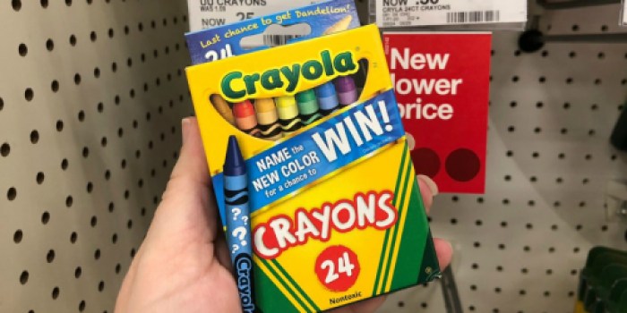 Extra 15% Off School Supplies at Target = Crayola Crayons 24-Pack Just 42¢ & More