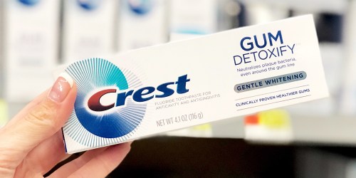 Three Crest Gum Detoxify Deep Clean Toothpastes Only $10.49 on Amazon