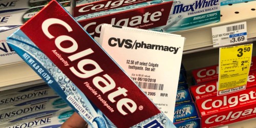 Colgate Toothpaste as Low as FREE at CVS