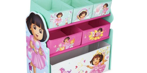 Delta Children Dora The Explorer Multi-Bin Toy Organizer Only $19.99 (Regularly $35)