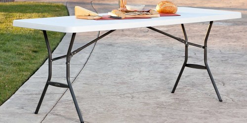 Lifetime 6′ Fold-In-Half onlinemercial Table Only $44.98 Shipped (Awesome Reviews)