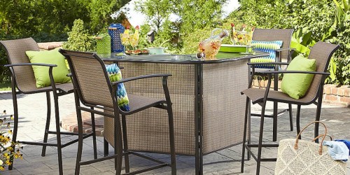 Sears: Garden Oasis Harrison 5 piece Outdoor Bar Set Only $314.99 (Regularly $600)