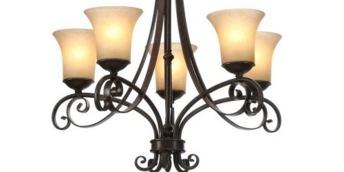 Hampton Bay 5-Light Chandelier Just $42.50 Shipped at HomeDepot.online (Regularly $170)