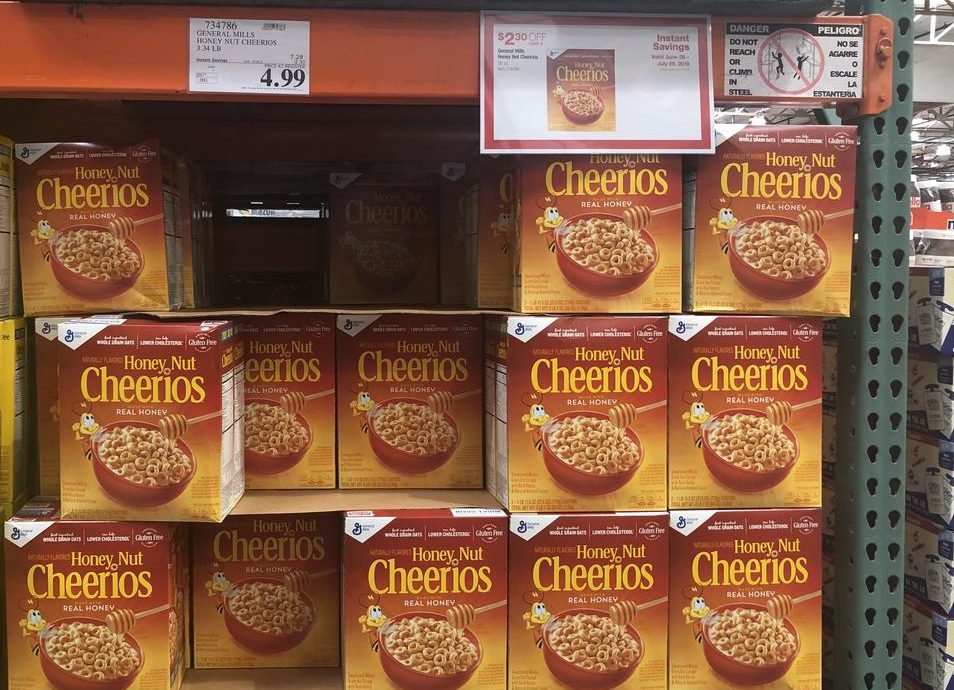 honey nut cheerios costco