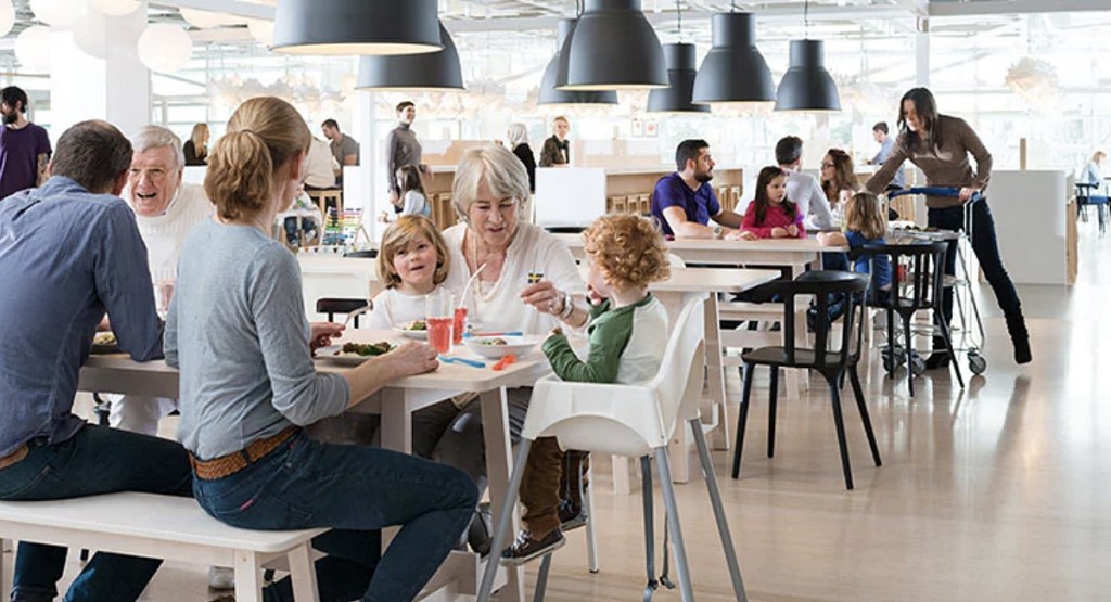 ikea shopping hacks — eat at the restaurant