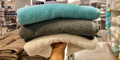 JCPenney Home Quick Dri Textured Bath Towels Only $4.49 Each (Regularly $14)