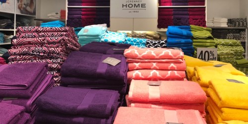 Thirteen Home Expressions Solid Bath Towels Only $54.87 + Earn $10 JCPenney Bonus Bucks + More