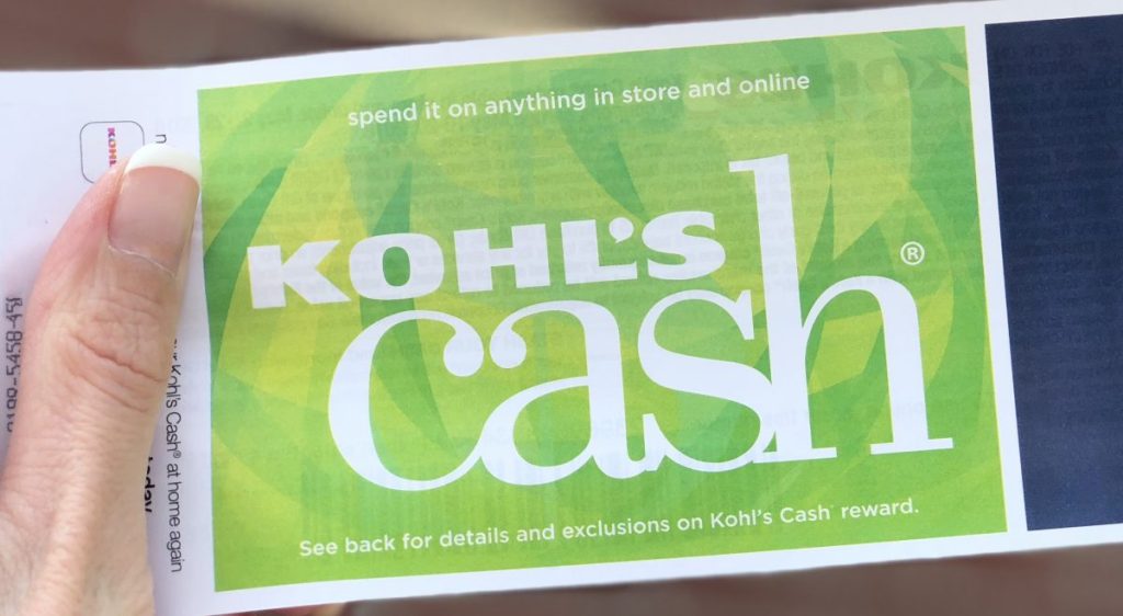 Kohl's Cash in hand