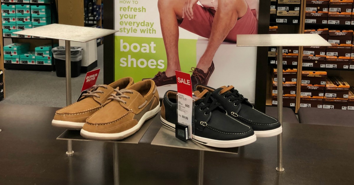 fathers day freebies meals and deals – Kohl's shoe display