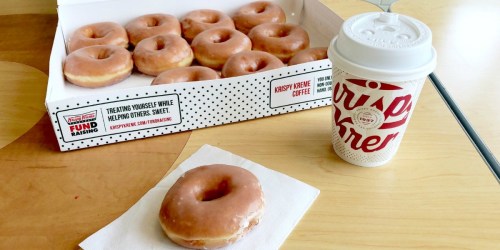 NEW Krispy Kreme Rewards Members Score a FREE Dozen Glazed Doughnuts w/ Dozen Purchase