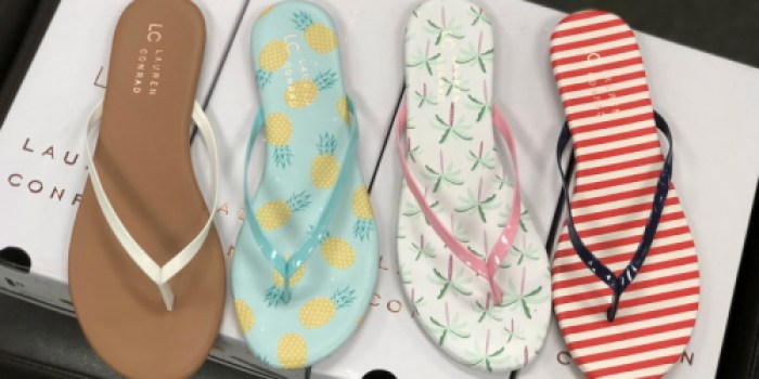 Lauren Conrad Women’s Flip Flops Just $6.79 (Regularly $20) at Kohl’s.online