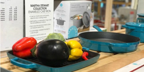 70% Off Martha Stewart Cast Iron Cookware at Macy’s