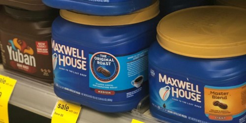 Maxwell House Coffee 30.6oz Canister Only $3.99 at Walgreens (Regularly $11)