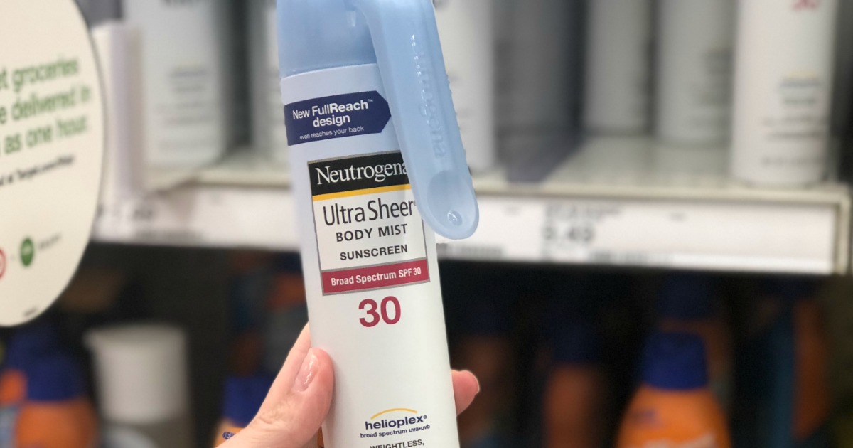 Neutrogena ultra sheer sunscreen