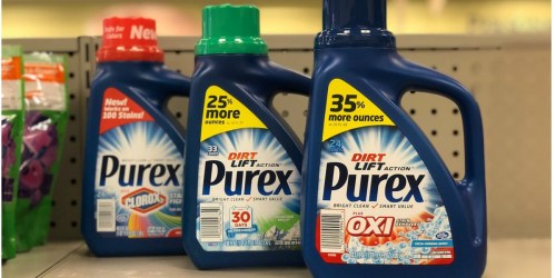 Rite Aid: Purex Laundry Detergent 50oz Bottle Only 99¢ (Just Use Your Phone)