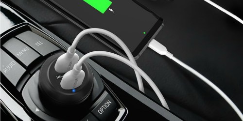 Amazon: RAVPower Dual Fast Car Charger Only $10.99