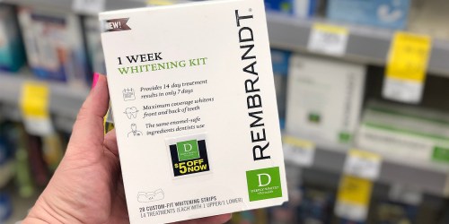 Score $10 Off Rembrandt Teeth Whitening Kits at Walgreens + More