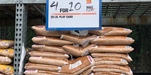 Play Sand 50-LB Bags Only $2.50 at Home Depot