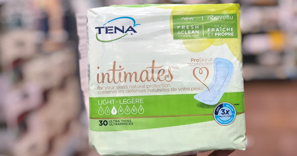 package of tena liners