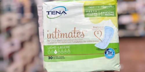 TENA Intimates Pads Only 97¢ at Walmart After Ibotta (Regularly $5)