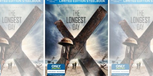 Best Buy: The Longest Day Limited Edition Steelbook Blu-ray onlinebo Just $10.99 (Regularly $25) + More