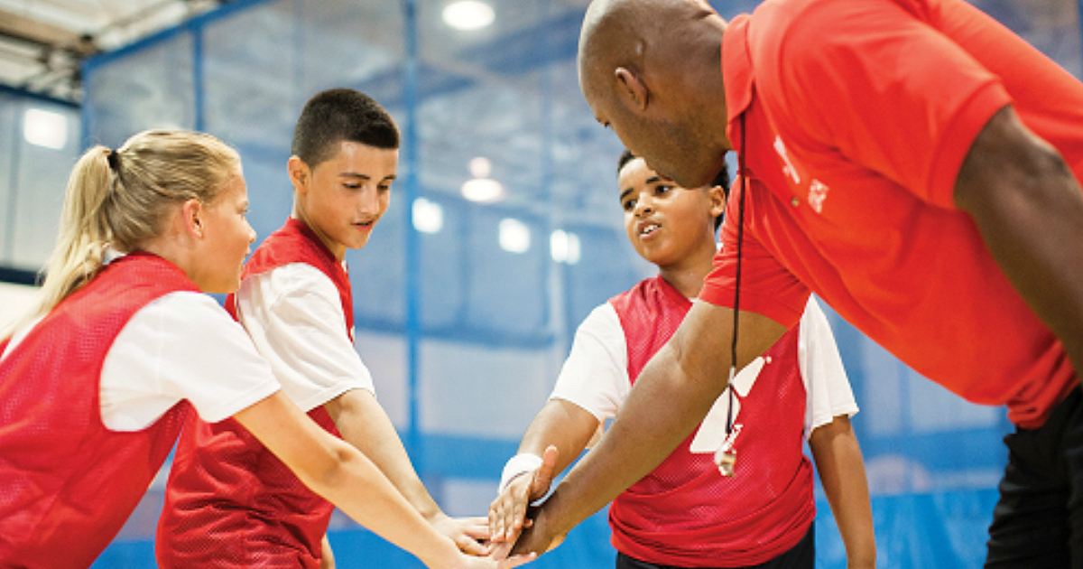 7th grader free YMCA membership | coach and team