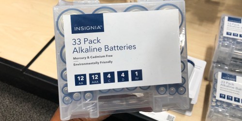 Best Buy: Insignia 33-Count Assorted Battery Bundle w/ Storage Box Only $8.09 Shipped (Regularly $17)