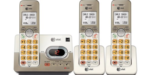 Amazon: AT&T 3-Handset Cordless Phone w/ Answering System Only $39 Shipped