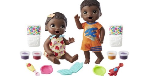 Walmart: Baby Alive Snackin’ Twins Luke & Lily Set Only $14.88 (Regularly $40)