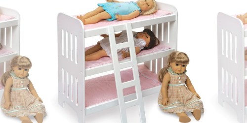 Kohl’s Cardholders: Badger Basket Triple Doll Bunk Bed Only $32.89 Shipped (Regularly $60)