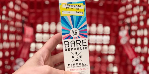 Up to 75% Off Bare Republic Mineral Sunscreen at Target & More (Just Use Your Phone)