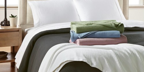 Macy’s.online: Ralph Lauren Classic 100% Cotton Blankets Only $23.99 – Valid on ALL Sizes